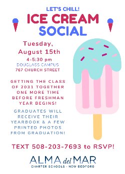 Let\'s Chill! Ice Cream Social on Tuesday, August 15th from 4-5:30 pm
